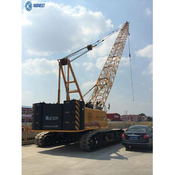 Comprimento 13m 75 Ton Heavy Duty Crawler Crane do crescimento do Gradeability 30% de  XGC75