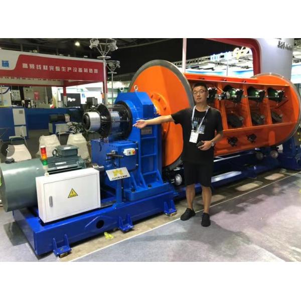 Independently Motorized Driving Rigid Stranding Machine JLK400/12+18+24 Spool