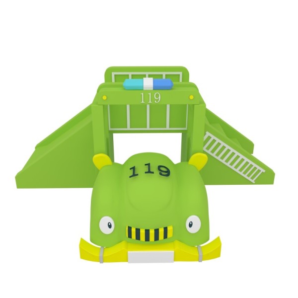 Kids 119 Fire Truck Soft Play Slide Custom Commercial Indoor Play Equipment