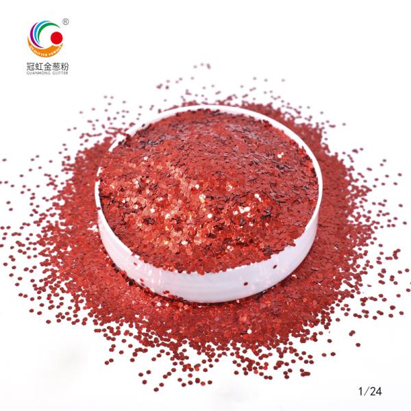 Industrial Plastic Aluminium Colored Hologram Glitter Powder For Injection Bulk