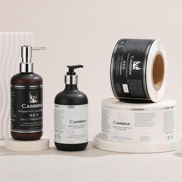 Etiquetas de información sobre la producción de fórmulas de plástico impermeable