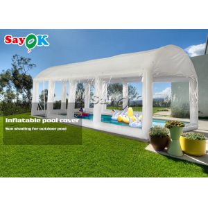 Custom Inflatable Tent Party Pool Air Tent Airtight PVC Inflatable Swimming Pool Cover Tent