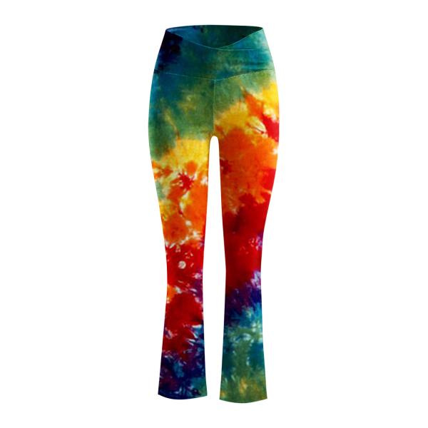 Tie Dye Yoga Pants Flare For Women High Quality Super Factory
