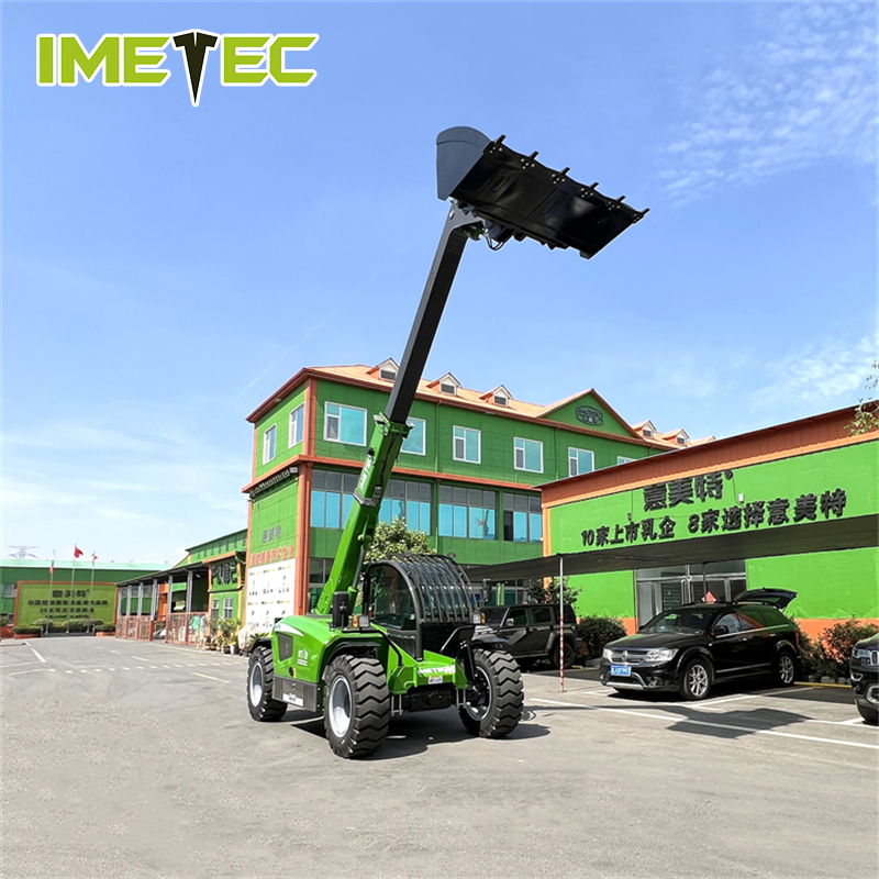 13.5m Telescopic Boom Forklift 4 Ton High Reach Telehandler Custom 6-18m Lifting