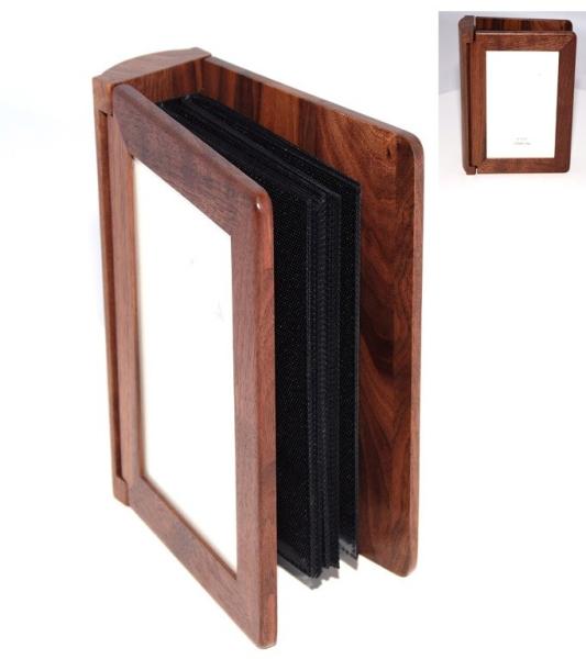 4x6 Walnut wood Photo Album