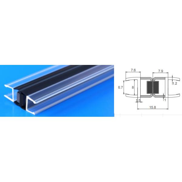 Transparent PVC Shower Door Plastic Seal Waterproof Shower Door Plastic Strips