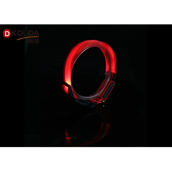 Stylish Pet Cat Dog Glow LED Collar Flashing Light Up Nylon Night Safety Collars