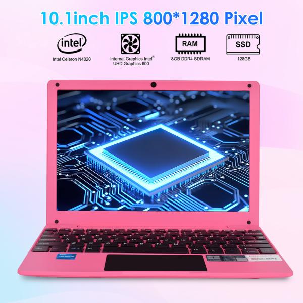 Portable Windows Laptop Computer 10.1 Inch IPS Screen Intel Celeron N4020 Laptop