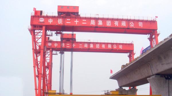 Beam Lifting Crane Double Beam Gantry Crane 10m Lifting 50 Ton Large Span