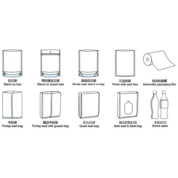 Instant Ramen Pack Noodles Packaging Plastic Bags with Side Gusset Bag ISO9001 2015/CE