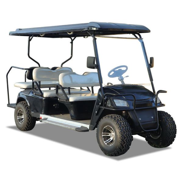 Cost-Effective 4+2 Seater Electric Golf Cart with 48V 150Ah Lead-Acid Battery