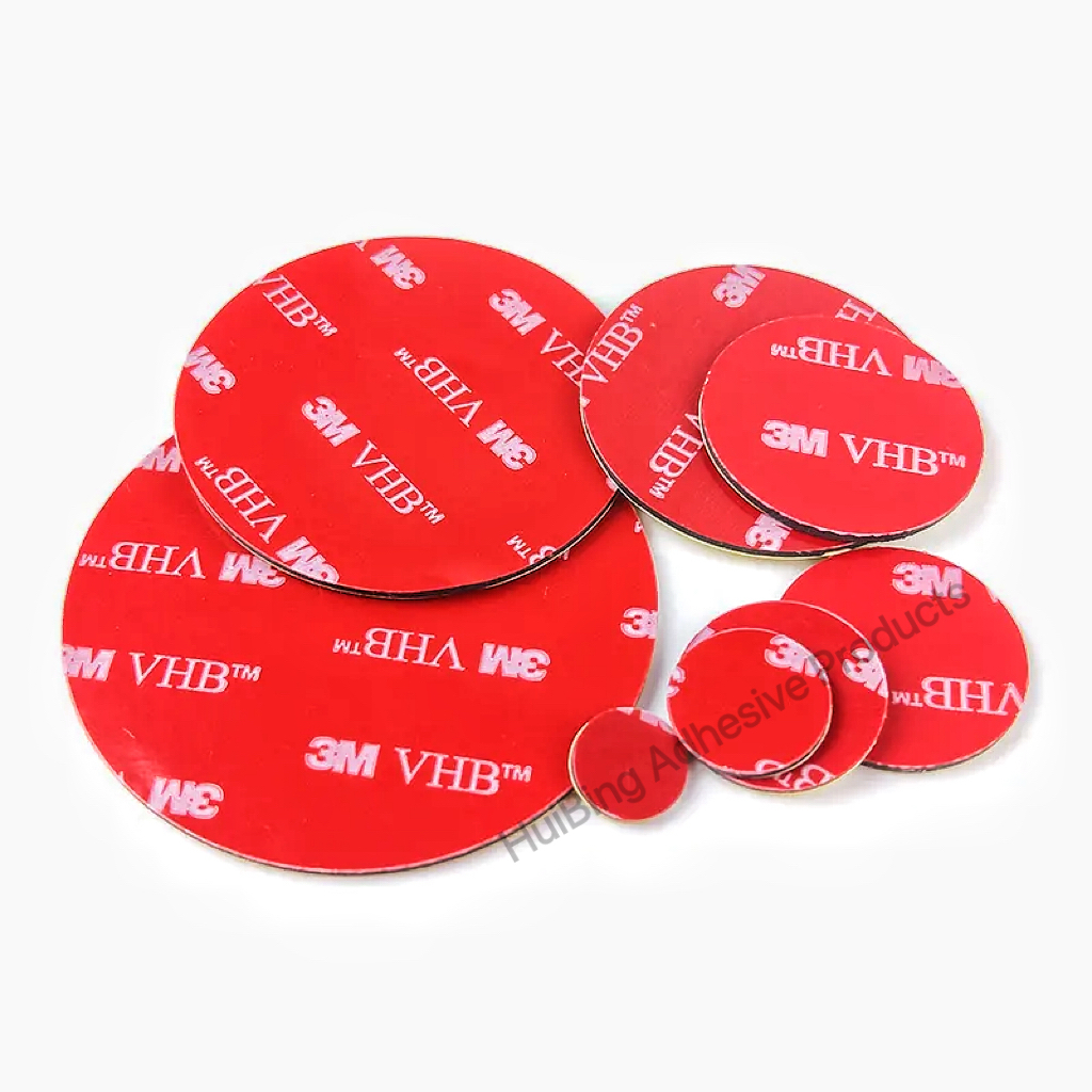 3M™ VHB™ 5952 Die‑Cut Double Sided Foam Tape - 1.1mm Black Acrylic Waterproof Double-Sided Tape
