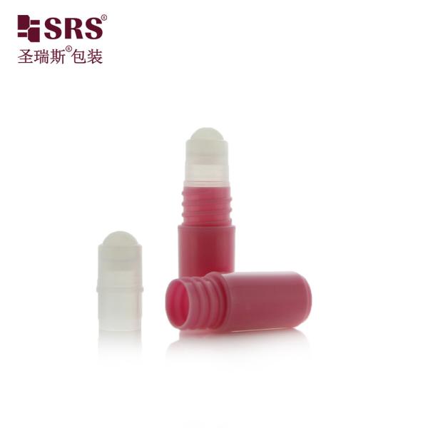 SRS Factory Customization Plastic Unique Design Plastic Roller Ball Container 3ml Bottle Roll On