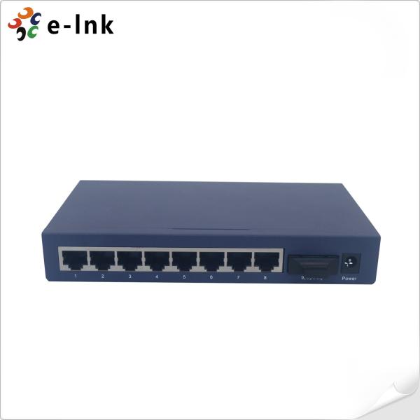 8 портов 10/100 Мбит / с PoE 250M Быстрый Ethernet Switch с 1 портом Duplex SC