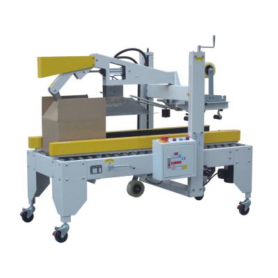OEM da parte superior semi automática da máquina da selagem da caixa e da mais baixa fita