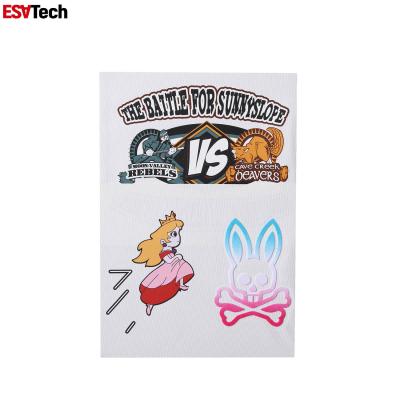 Custom Silicone Heat Transfer Label Letters Sticker  DIY Craft T-Shirt Garment Hat Bag