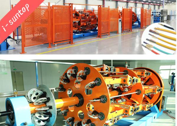 120mpm Breakout Fiber Optic Cable Production Line Cage Stranding Type