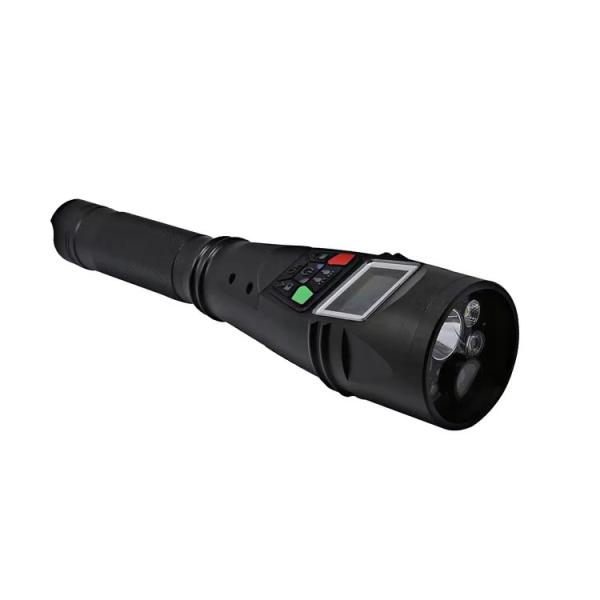 GPS Rechargeable Video Recorder Torch Light , LED Camera Flashlight For Railway Station