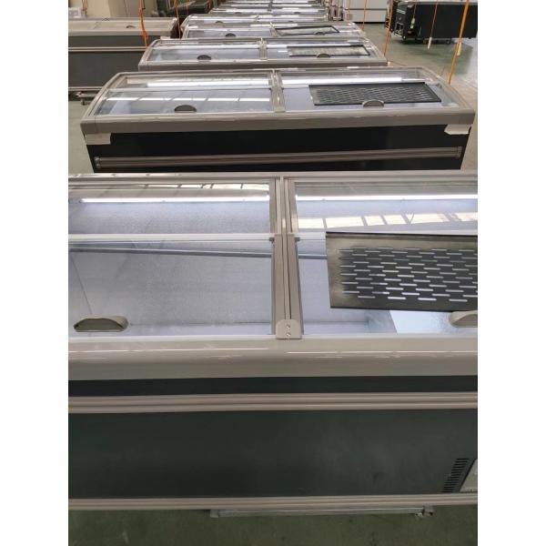 Digital Control Sliding Door Chest Freezer 220V Auto Defrost
