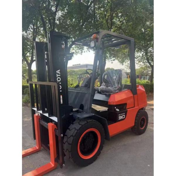 3ton 3000kg Used Toyota Forklift FDZN30 with Japanese ISUZU Engine in Good Condition