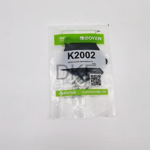 Kit de reparação do coletor de poeira Goyen K2002 M764 Tamanho 3/4 CA20T MM/RCA20T MM Buna