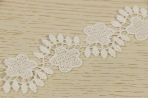 Dentate Decorative Chemical Lace Trim 3CM 100% polyester