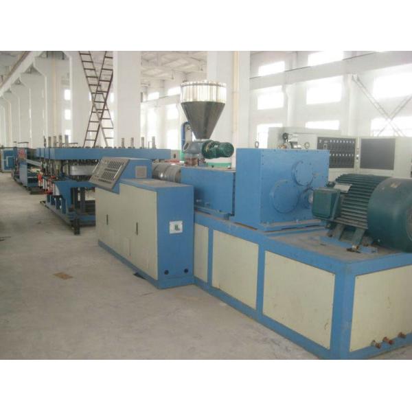 Wood Plastic Panel WPC Foam Board Machine / Furniture Crust PVC Foam Board Extrusion Line