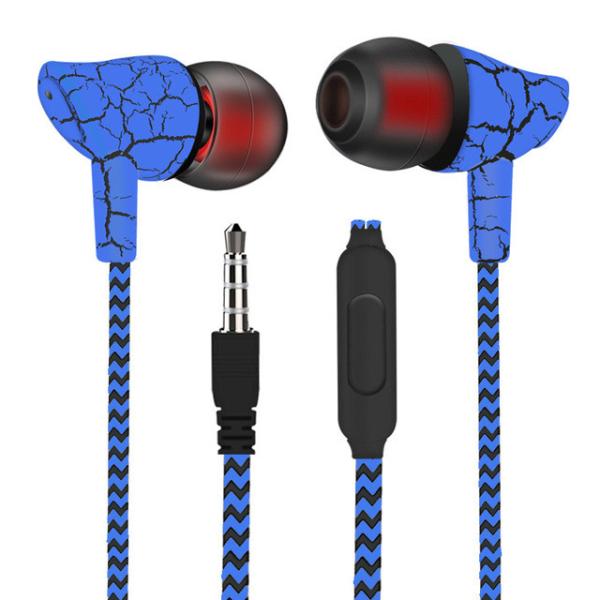 All color Fashion Wired Earbud Ear Earphone For Iphone Mobile Phone In-ear Headphone With Mic
