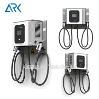 CCS Chademo Two Plugs DC Fast 30KW EV Charger Point , 400V Public Electric Vehicle Charging Stations