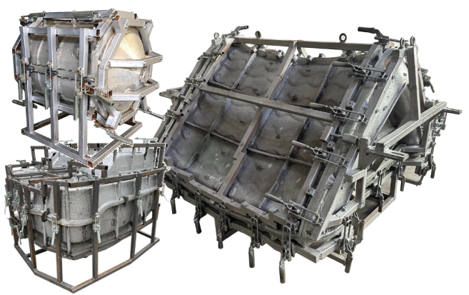 Aluminum Mould Custom Rotomolding Tooling CNC Machining Rotational Mould