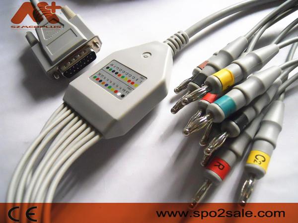 Biocare EKG Cable ECG101 101G 300G 9803G 3010 3030  6010 1210 1216