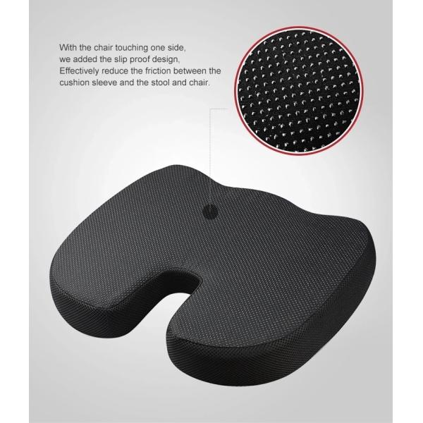 Patchwork Pattern Anti-Decubitus Seat Cushion for Home Fatigue Relief and Hemorrhoids