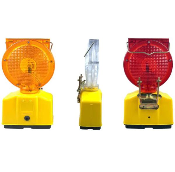 Avertissement solaire industriel Trafic étanche Ambre LED 2 feux latéraux