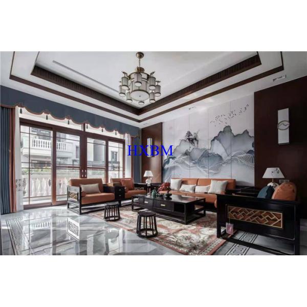 EPDM Gasket 6063-T5 Aluminum Horizontal Sliding Windows 100mm Depth