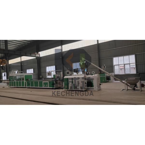 150кг/ч WPC PP Pvc потолочный пластиковый экструдер PE Линия экструзирования деревянных пластиковых профилей