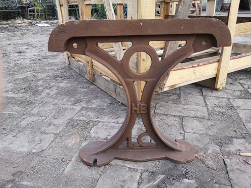 OEM Cast Iron Patio Park Bench Legs Outdoor Furniture For Street