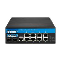 D2*2B Comutador de contorno de fibra industrial LC Connector SM MM Comutador de contorno óptico gerenciado