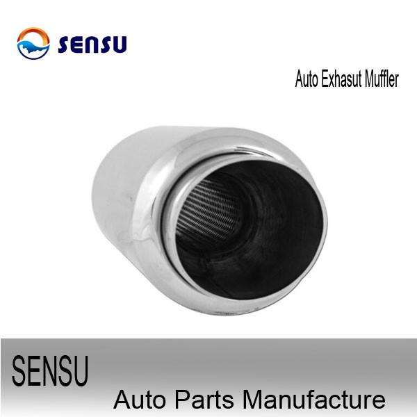 Rustproof 3 Inch Stainless Steel Muffler Universal Exhaust Silencer Ss201