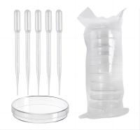 Boîte de Pétri Plastique Laboratoire Transparente Stérile 90x15mm