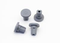 Tapón de goma gris de Chlorobutyl, pequeños tapónes de goma para los frascos de cristal medicinales