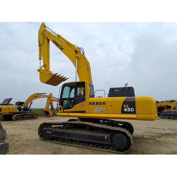 Comfortable Driving Experience Used Komatsu PC450 Excavator with Spacious Cab Design and Humanized Operating Devices