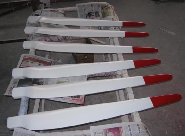 Hand Lay Up Technology Fiberglass Wind Turbine Blades Twisted Blade Type for Your Requirements