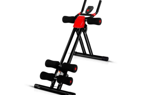 Lcd Display Screen Abdominal Exercise Machine Foldable Gym Equipment