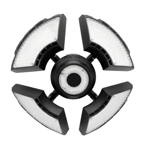 Ac85-265v 100w Led Highbay Cct 6500k 100lm/W Foldable For Garage Lighting