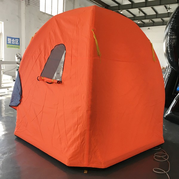 Roof Top Inflatable Tent with Skylight Four-Season Double Layer Camping Shelter PVC Material Custom Logo Custom Size