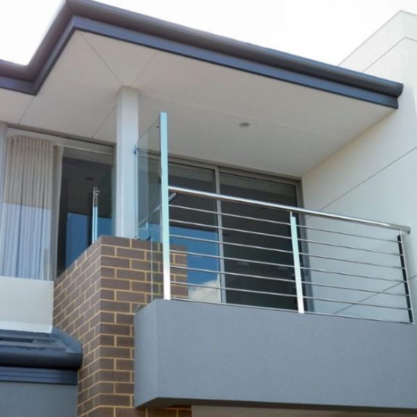 Safety Stainless Steel Railing Easy Installation With Round / Square Shape Post