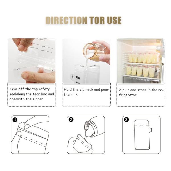 Reusable Breast Milk Cooler Bag , 40-200microns Breastmilk Storage Cooler