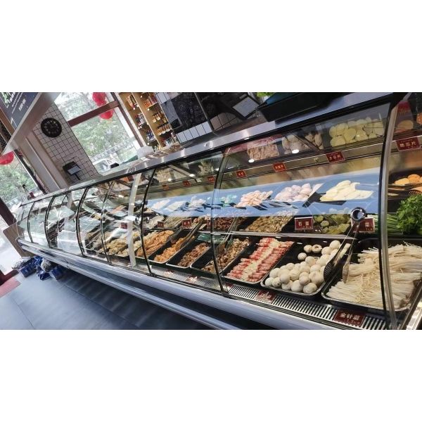 Fish Deli Cooler Showcase Undercounter Commercial Deli Display Fridge