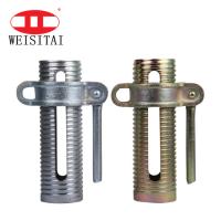 Painted Silver Custom System Scaffold Components Prop Sleeve Thickness 2.5mm