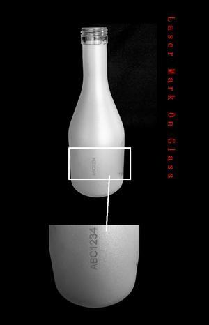 Bottle Glass Engraving Machine , High Stability Glass Laser Printing Machine